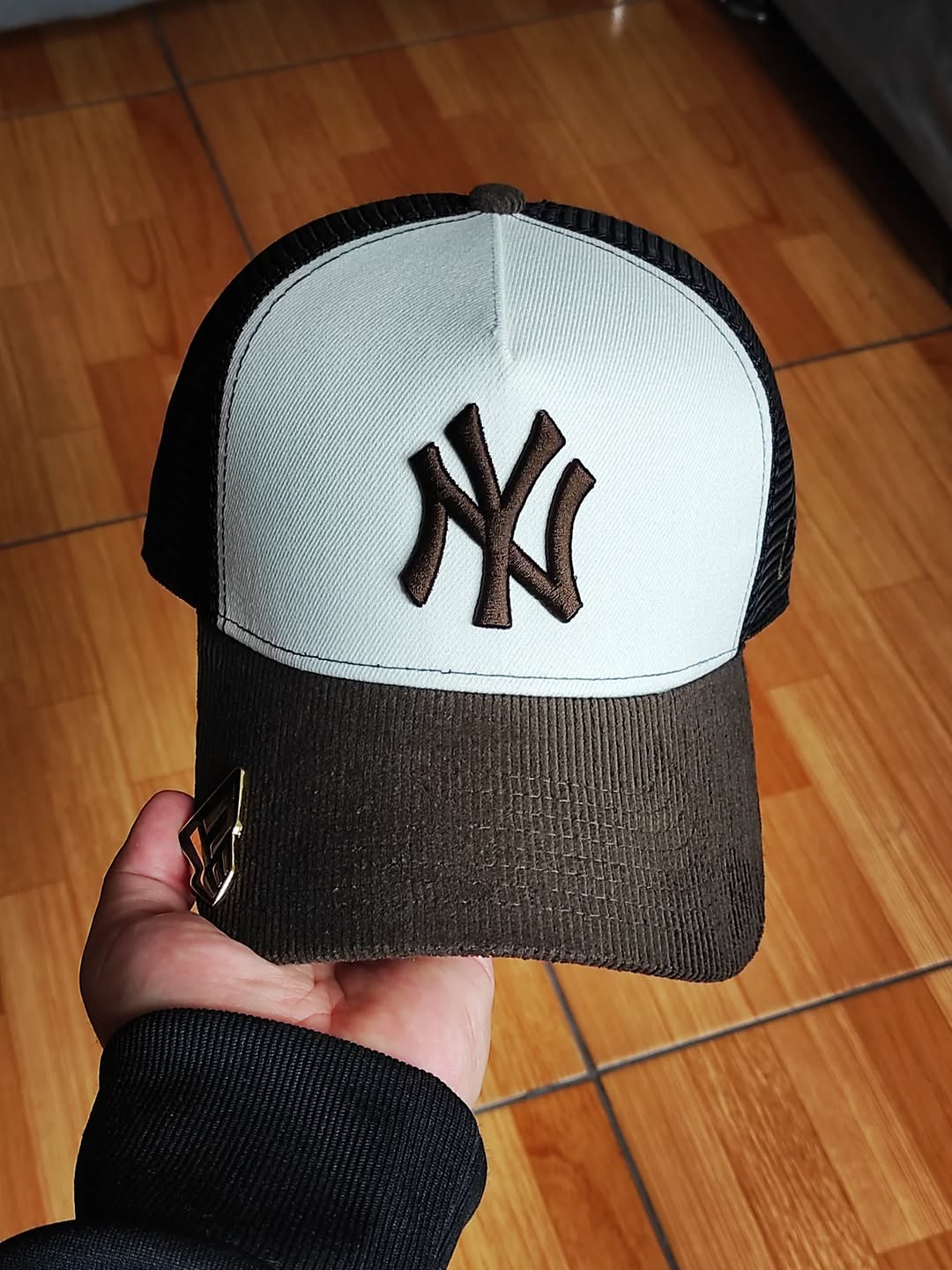 New Era New York Yankees trucker a frame Snapback víscera cord.
