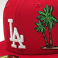New Era Los Angeles Dodgers' palm taco red 59fifty cap