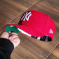 New Era New York Yankees 27x World Champions Metallic Pewter Red Prime Edition 59Fifty Fitted Hat