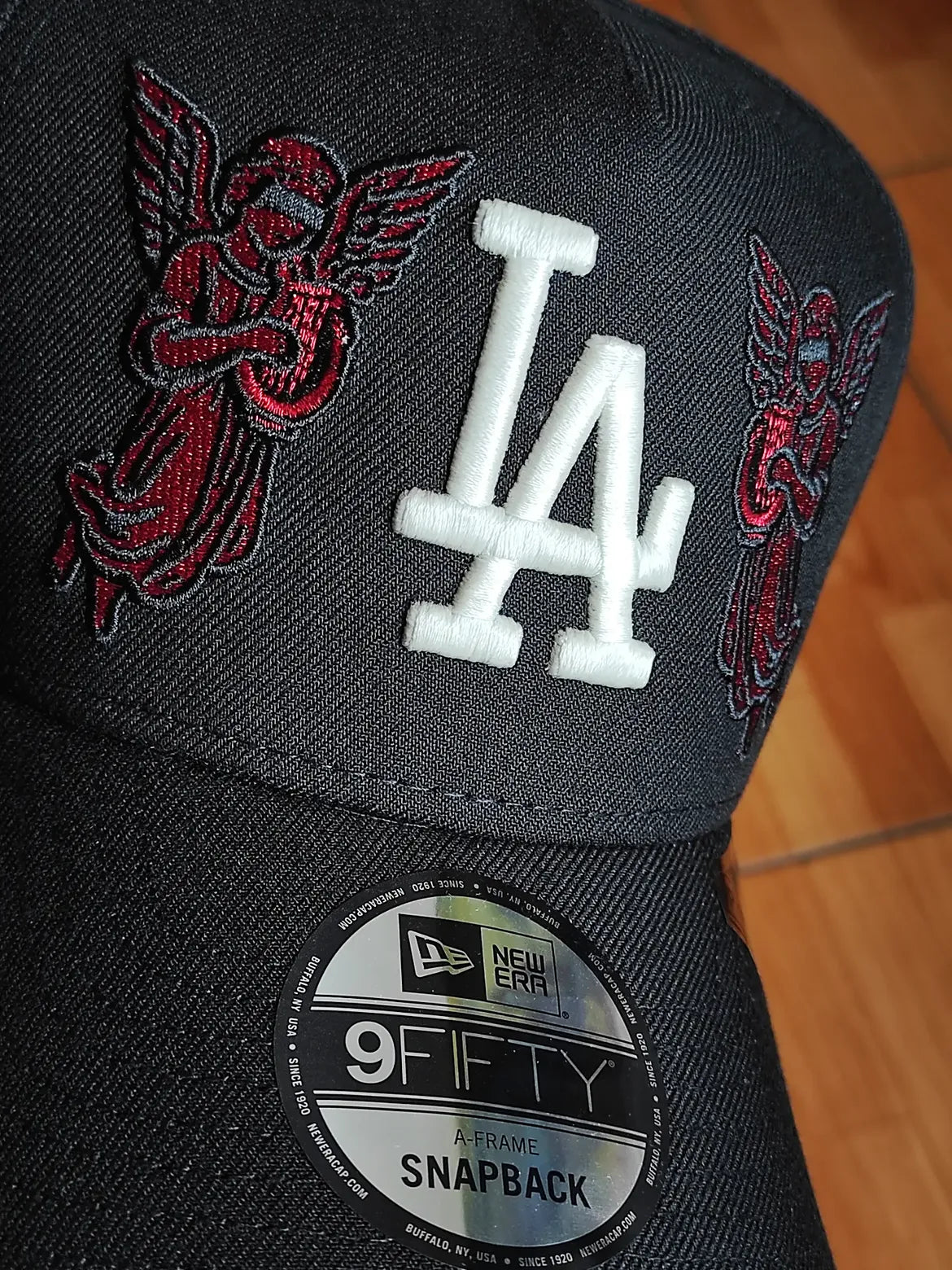New Era Los Angeles Dodgers 40th Anniversary angels black 9FIFTY AFRAME SNAPBACK