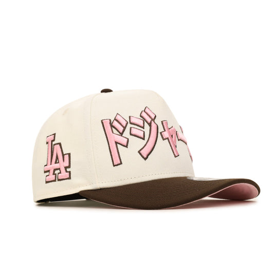 Los Angeles Dodgers Chrome Walnut 2 Tone LA Logo SP 9Fifty A-Frame Snapback