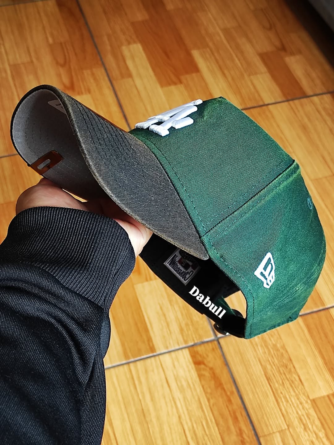 New Era Los Angeles Dodgers DENIM Green 9FORTY A-FRAME Snapback