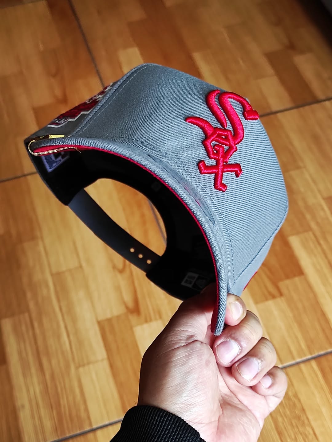 New Era white Sox all Star Game gray red 9Forty A Frame Snapback Hat