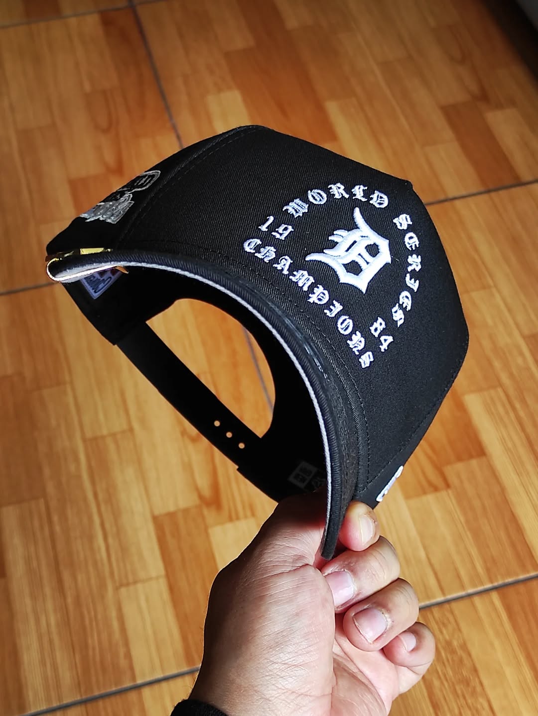 New era Detroit Tigers world gótica script 9FORTY A-FRAME Snapback black