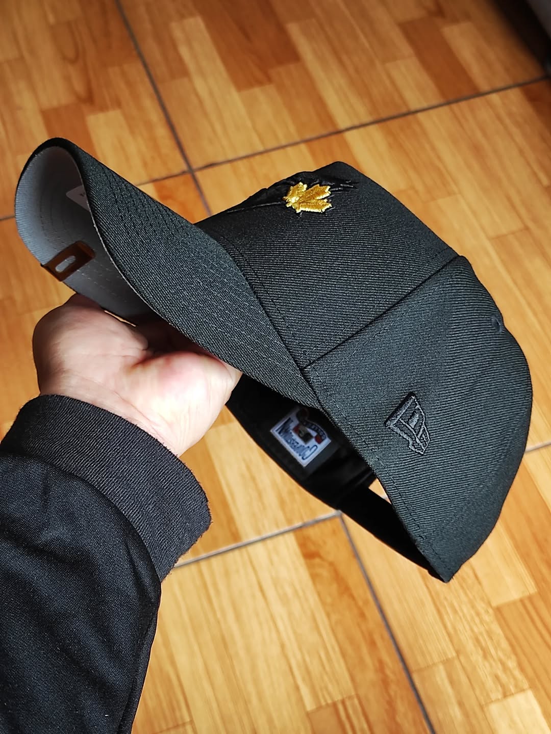 New Era Toronto Blue Jays 40th Season Black Gold 9Forty A Frame Snapback Hat