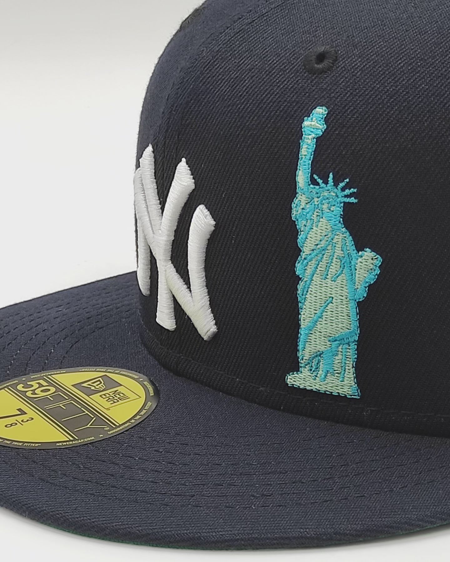 New Era New york yankees liberty navy edition 59fifty fitted cap apple
