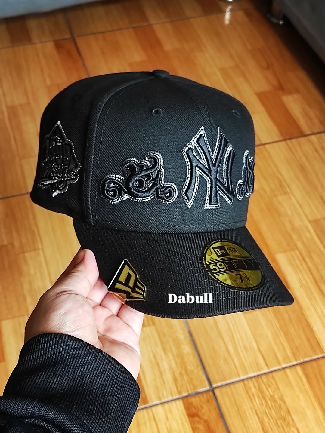 NEW ERA NEW YORK YANKEES WORLD SERIES 1999 METALIC BLACK 59FIFTY