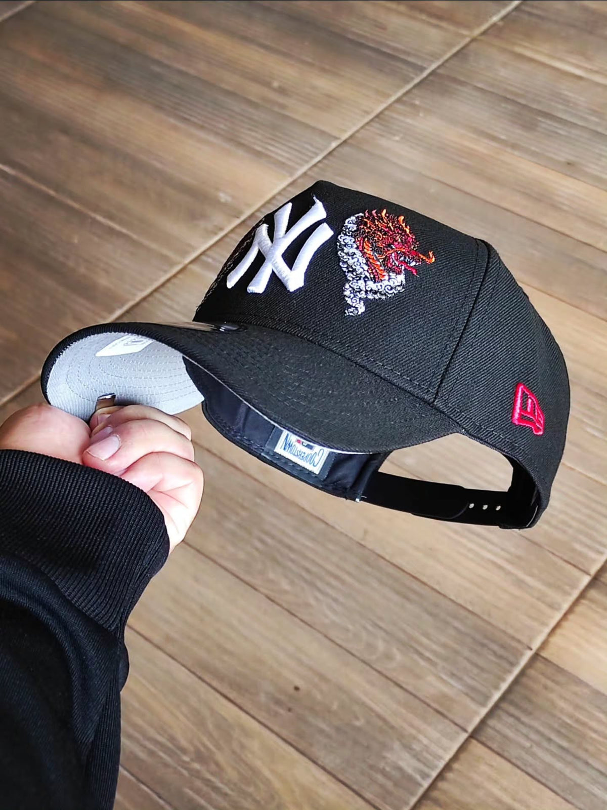 New Era New York Yankees World Series 1996 Dragon Black Prime Edition 9Forty A Frame Snapback Hat