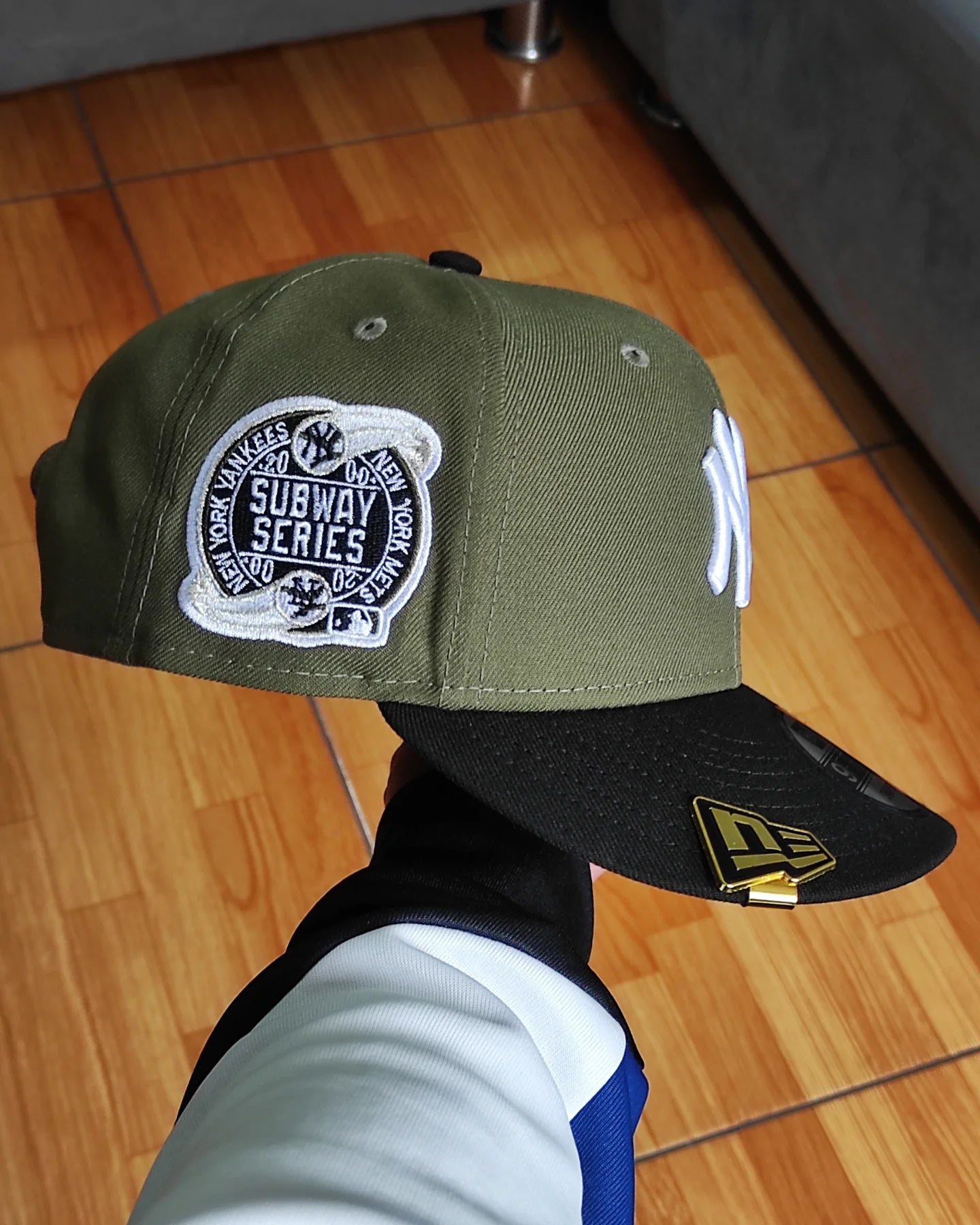 New Era New York Yankees Subway Series two Tone olive black 9 FIFTY Snapback