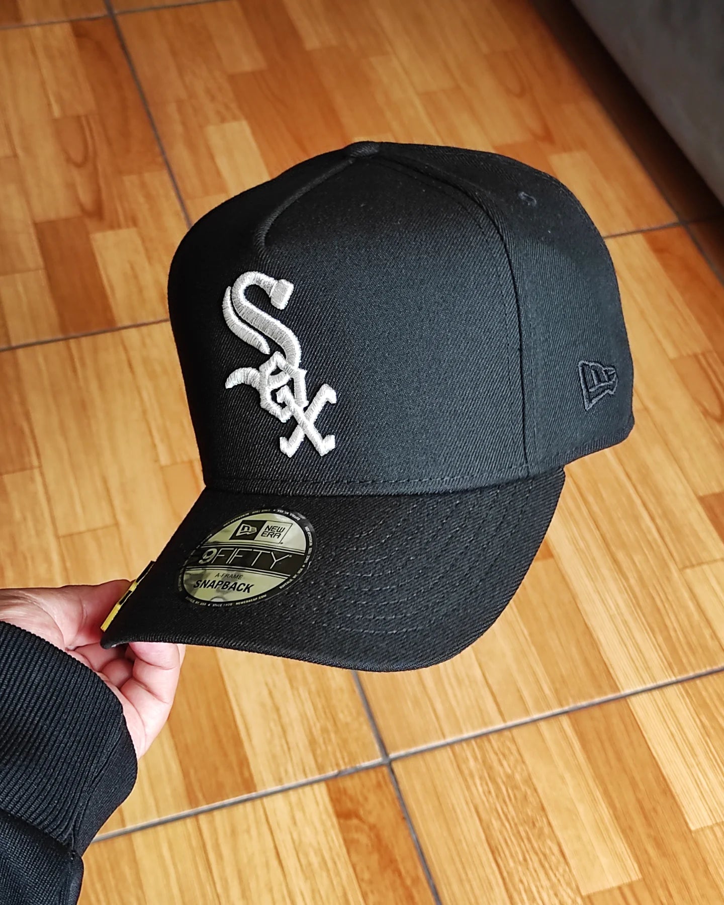 New Era Chicago White Sox  Black  Edition A Frame 9Fifty Snapback