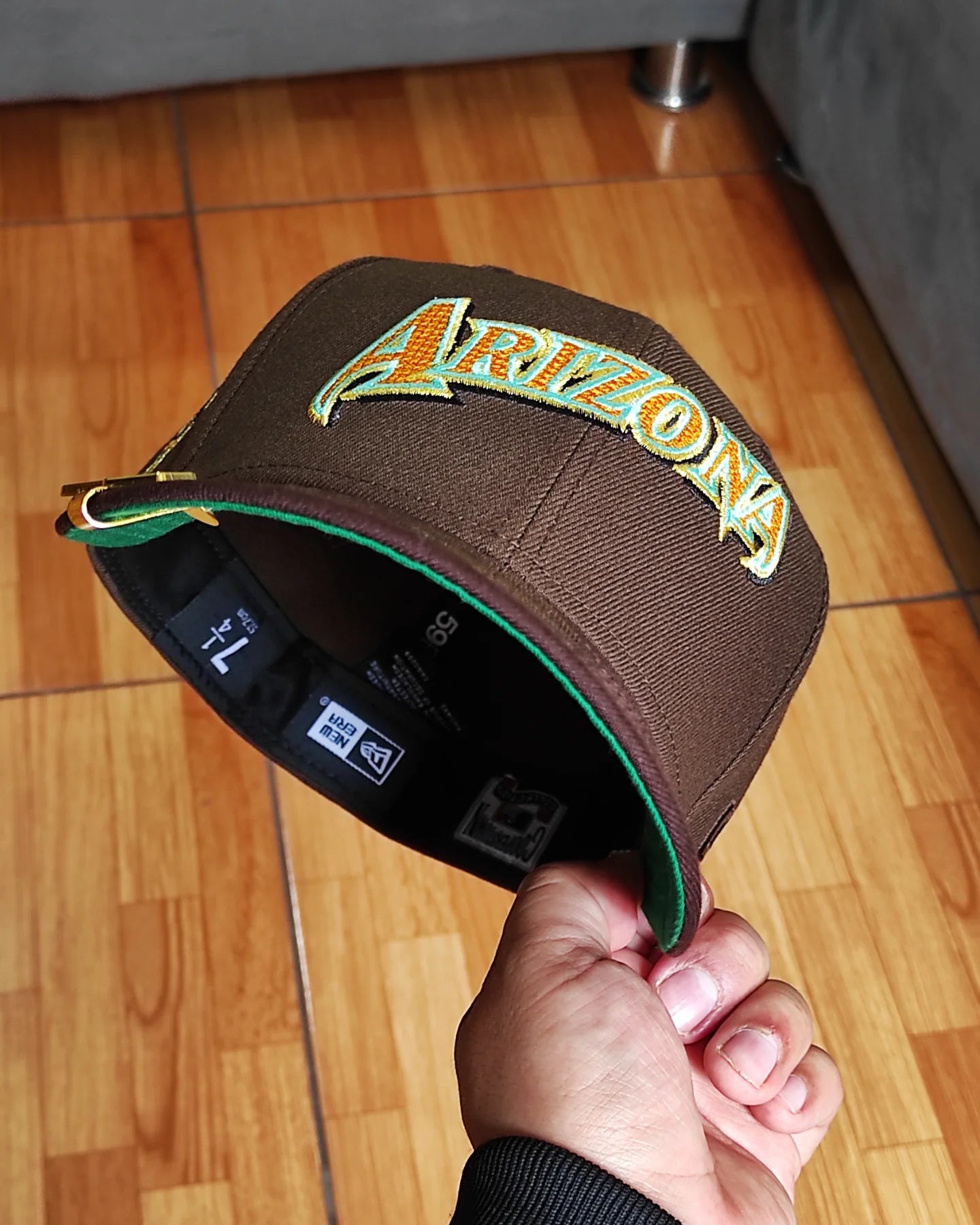 New Era 59 Fifty Arizona Diamondbacks Fields inaugural patch brown