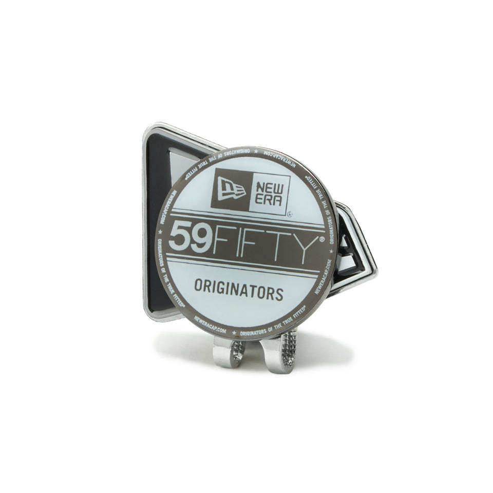 New Era Flag Metallic Silver Pin