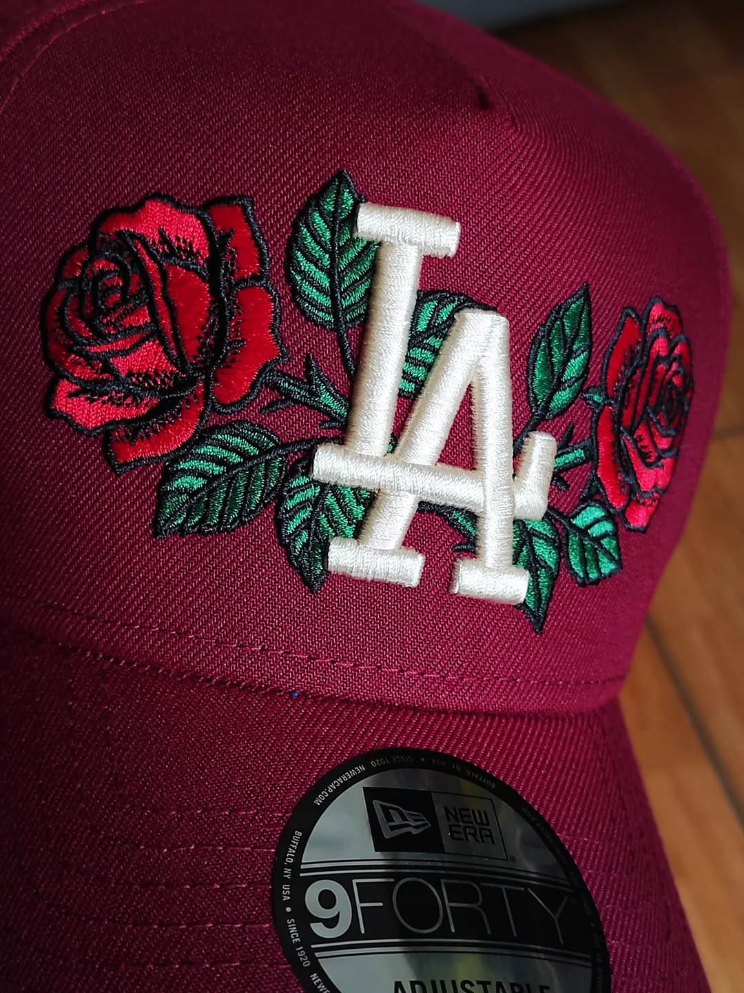 LOS ANGELES DODGERS WORLD SERIES ROSE NEW ERA 9FORTY A-FRAME
