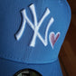 New Era New York Yankees heart sky/pink 9fifty snapback