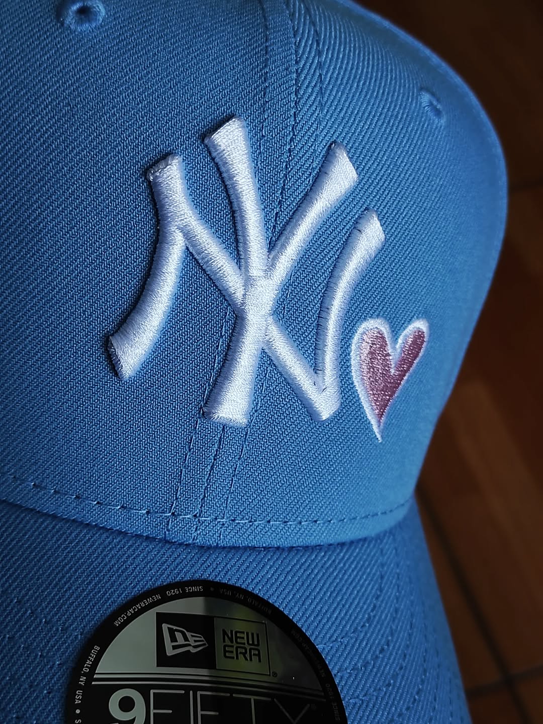 New Era New York Yankees heart sky/pink 9fifty snapback