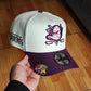 New Era Anaheim Ducks Chrome Plum Two Tone Edition 9Forty A Frame Snapback Hat