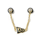 Cadena para accesorios de gorra 59FIFTY color Oro/Negro