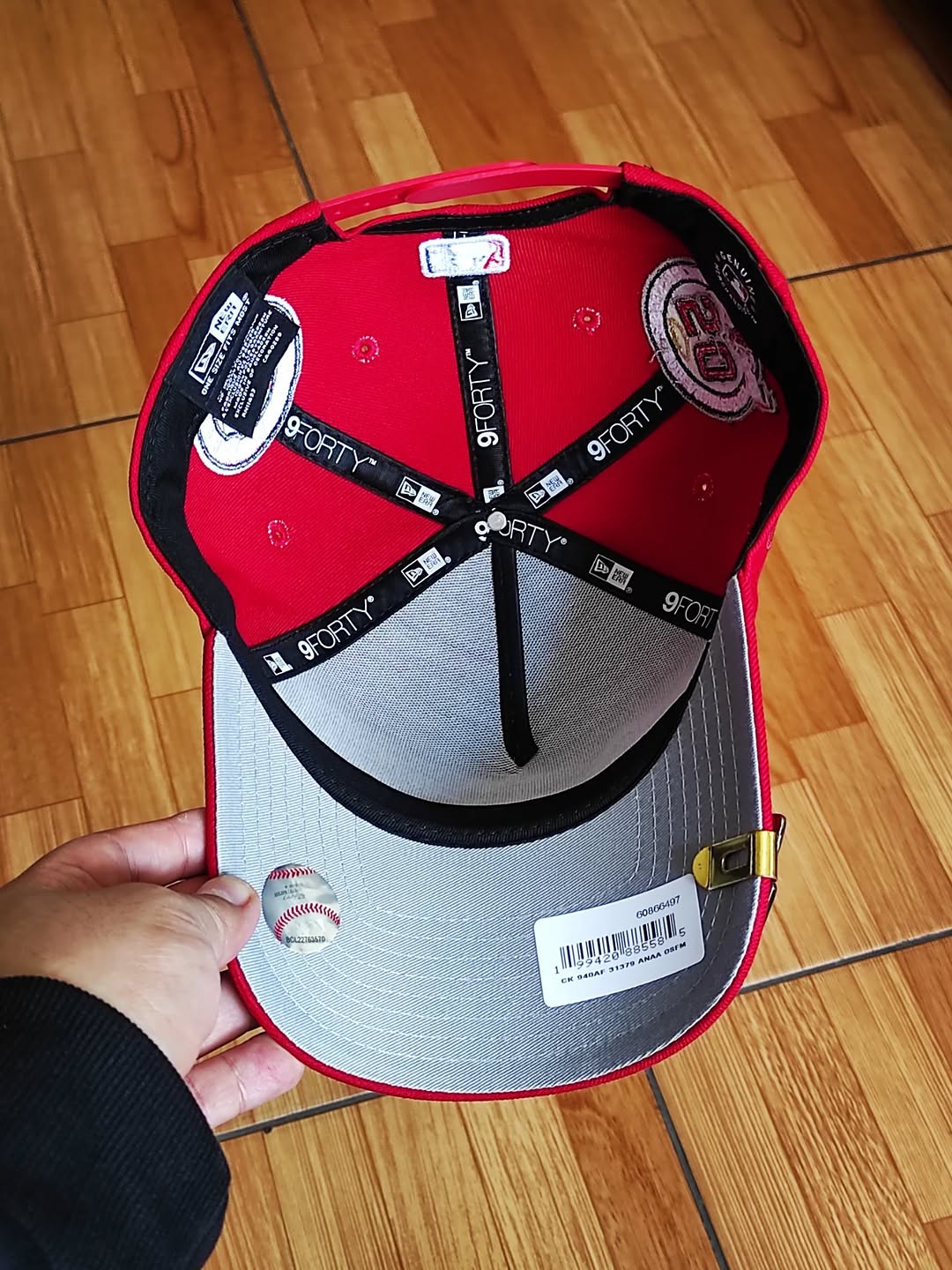 New Era ANAHEIM ANGELS city red 9FORTY A-FRAME Snapback