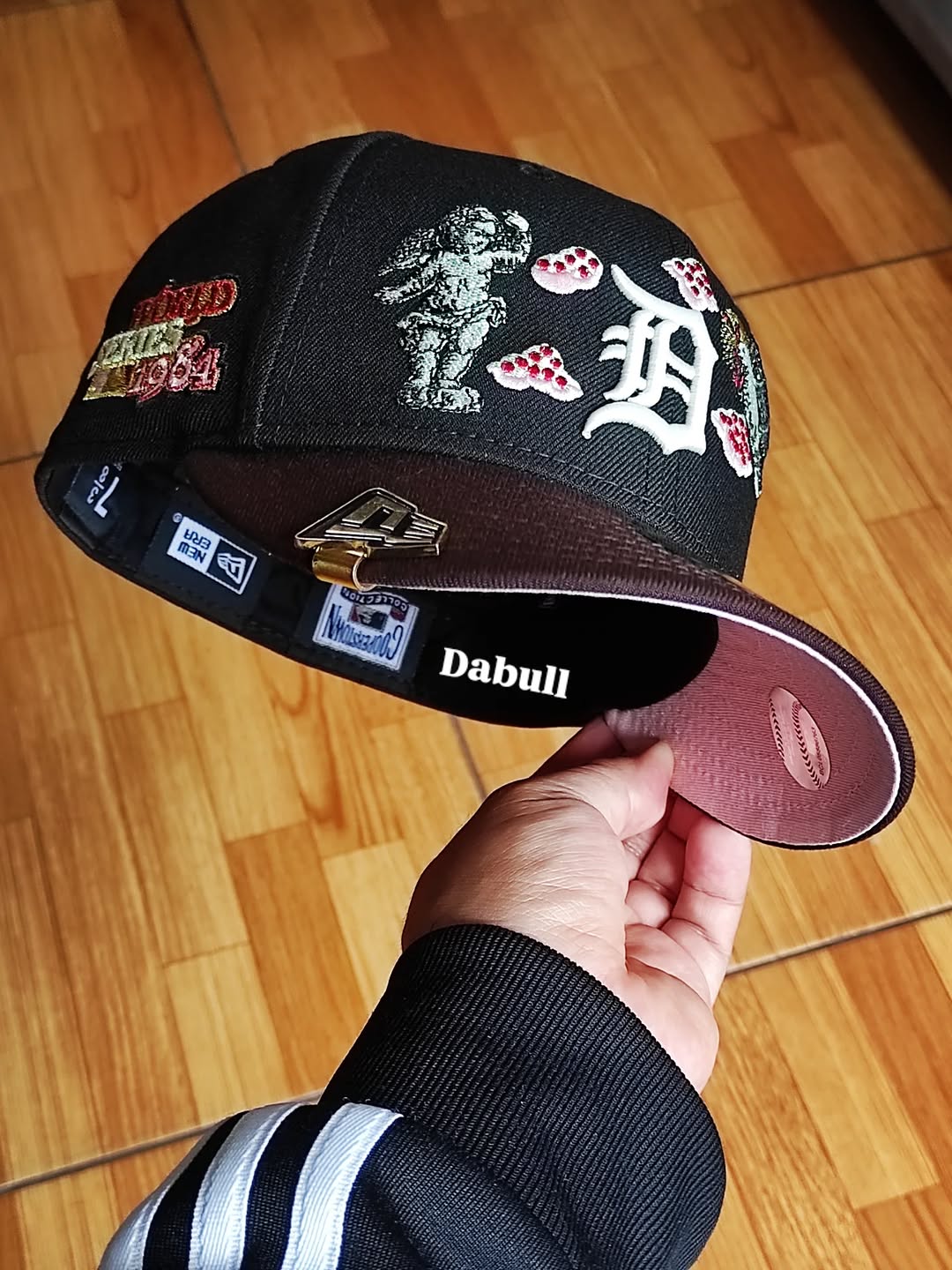 Detroit tigers mlb BLACK two tone pink uv/ New Era 59fifty