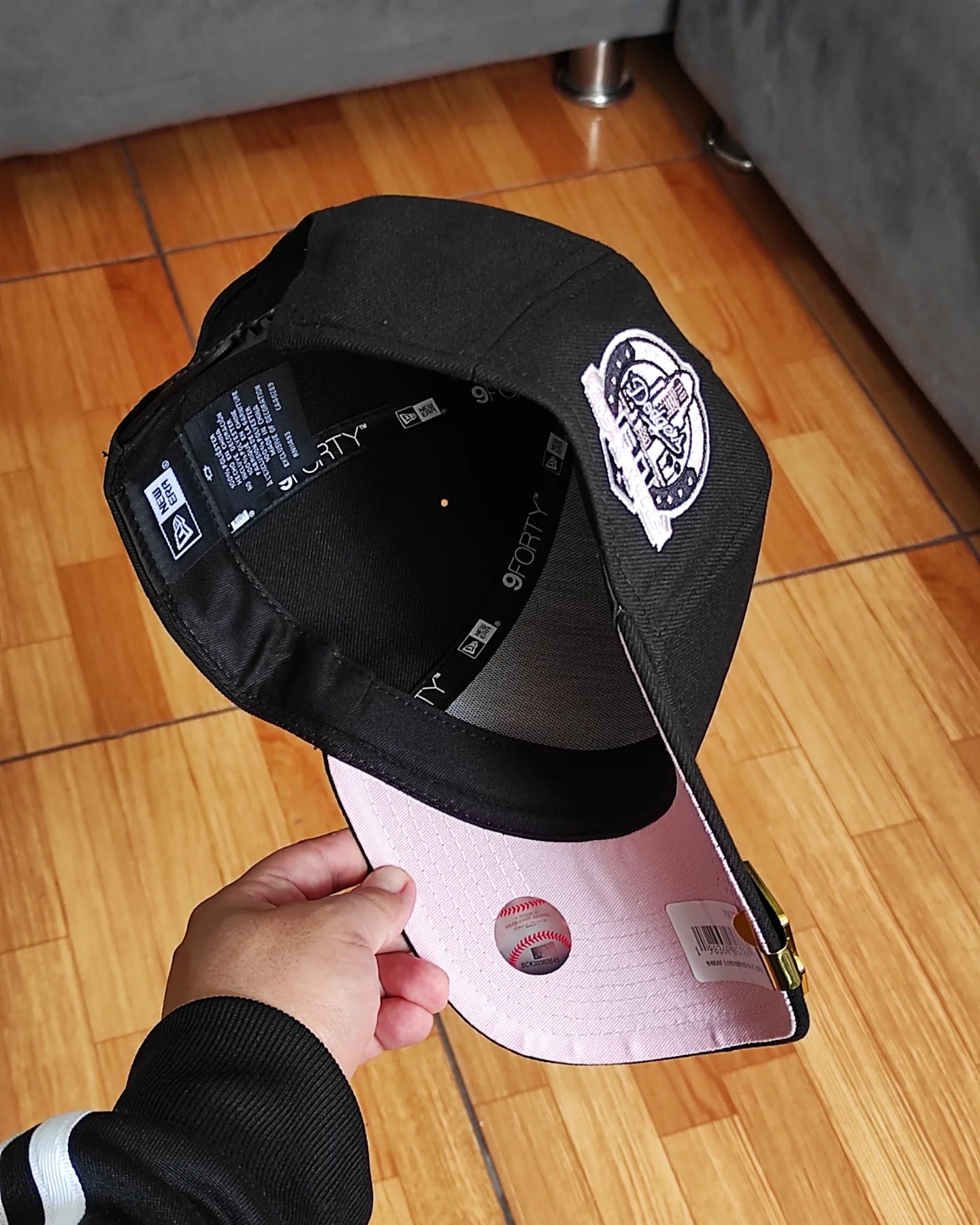 New Era Los Angeles Dodgers Black/pink  60th Anniversary 9Forty A-Frame Snapback