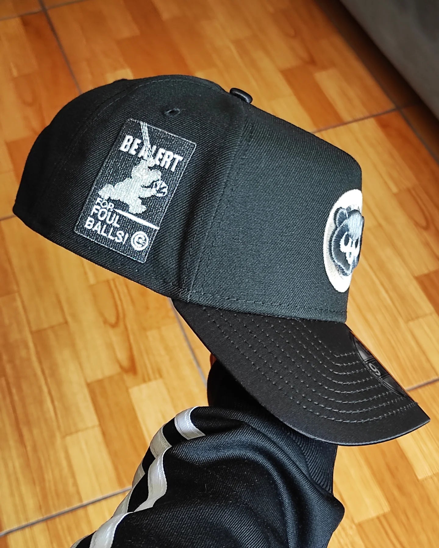 New Era Chicago Cubs viscera satinada black 9 FORTY A-FRAME