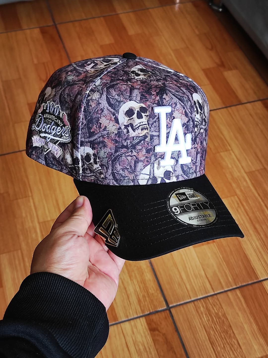 New Era Los Angeles Dodgers SKULL ☠️ 9FORTY A-FRAME hat