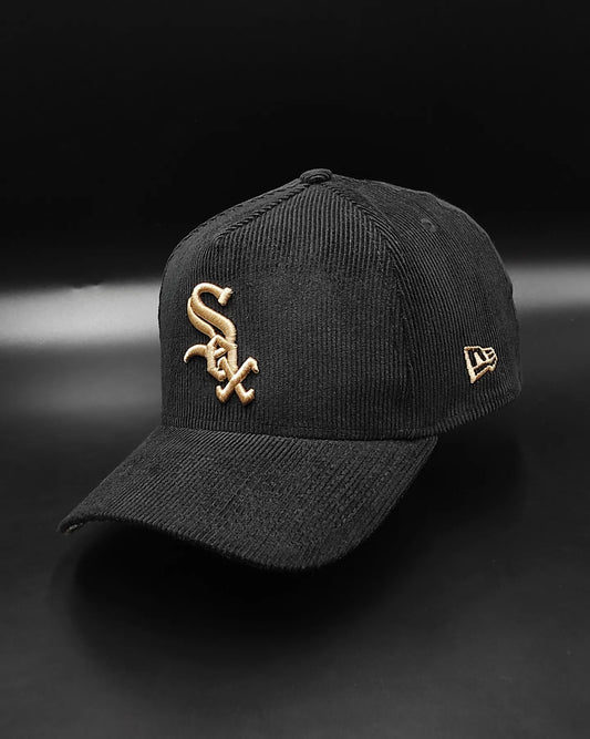 New Era White sox"Corduroy Black" 9 Forty A-FRAME snapback