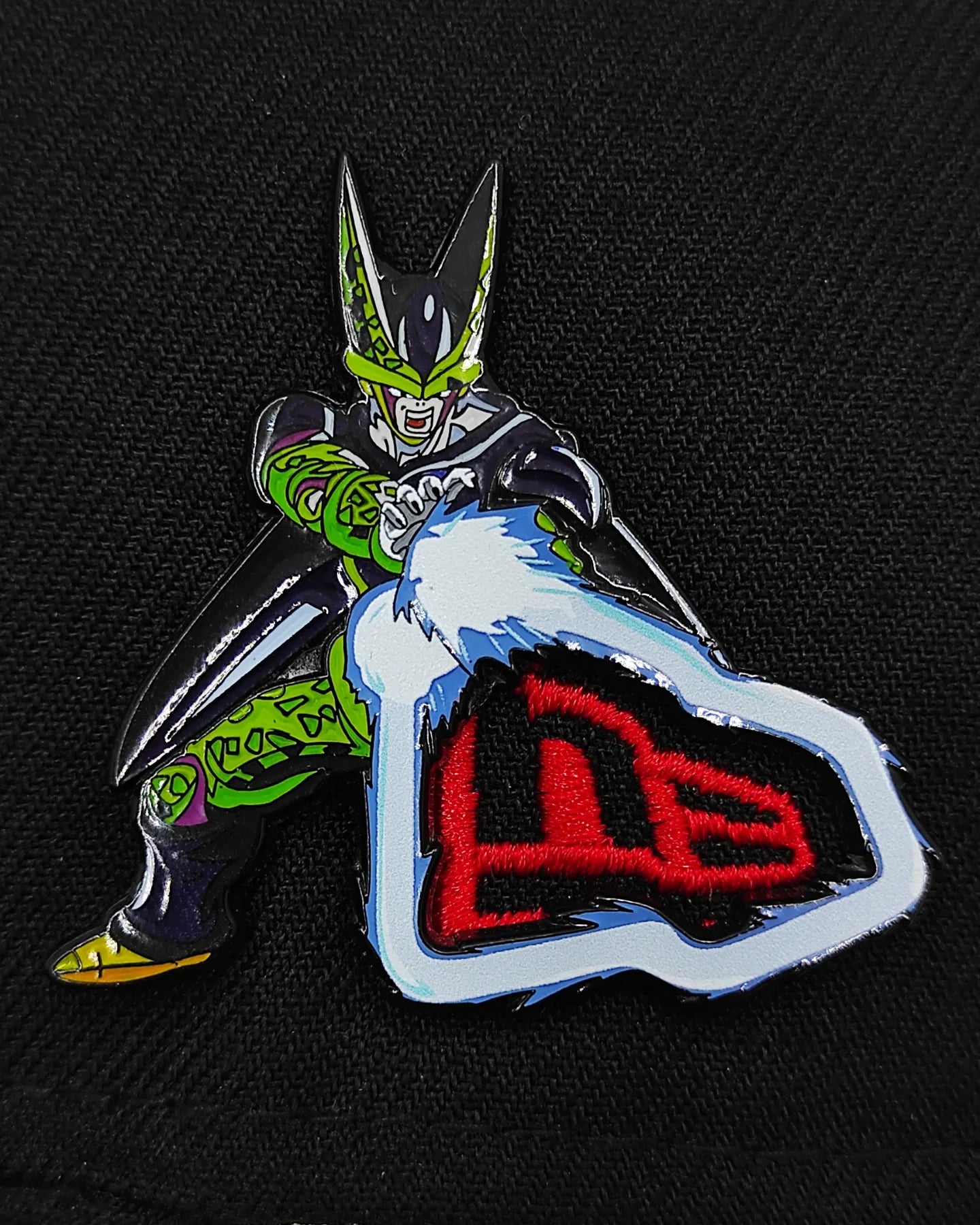 Perfect cell New Era flag pin