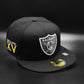 New Era Las Vegas Raiders super bowl xv black edition 59fifty fitted hat