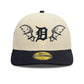 Detroit Tigers MLB Team Wings 59FIFTY Fitted Cap Light Beige