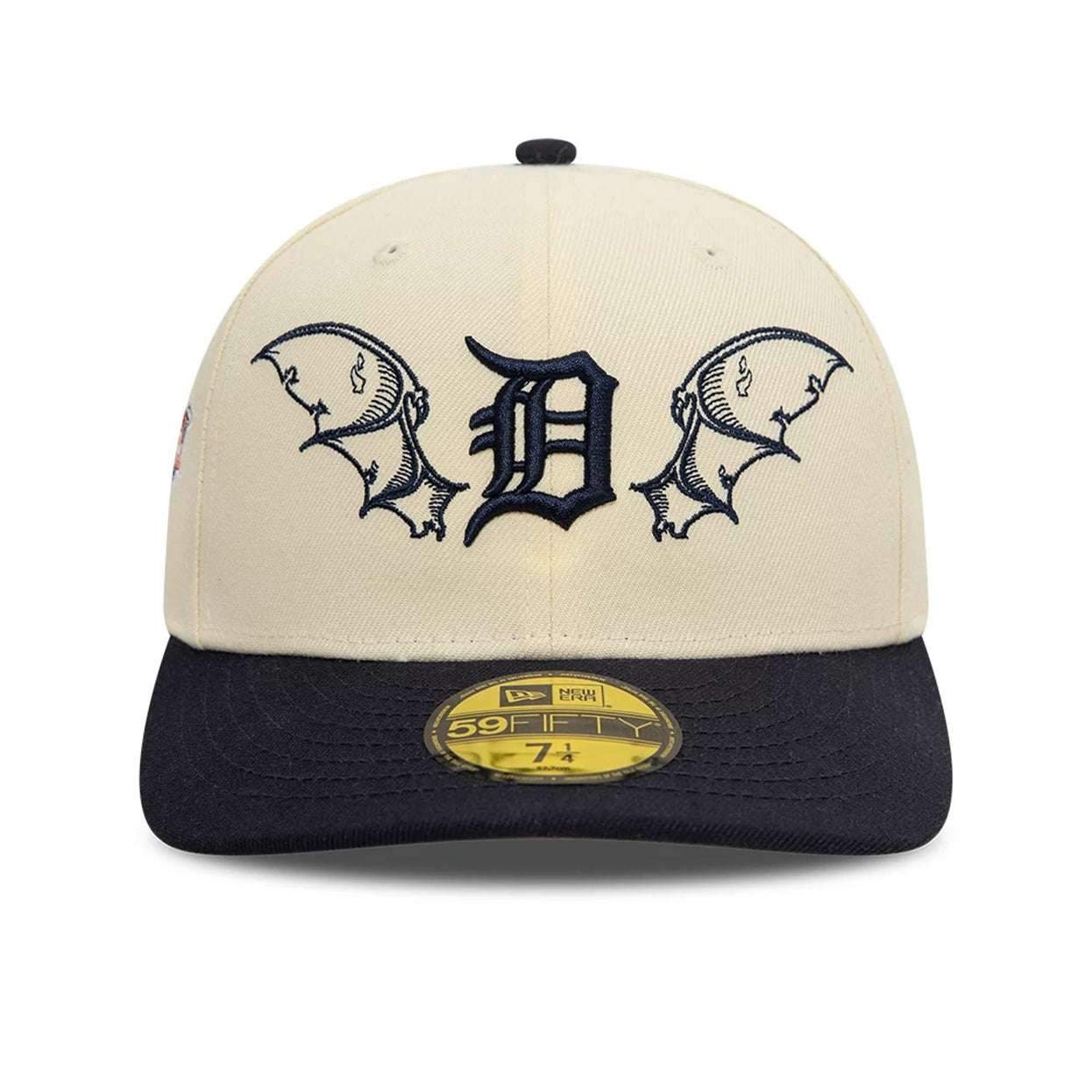 Detroit Tigers MLB Team Wings 59FIFTY Fitted Cap Light Beige