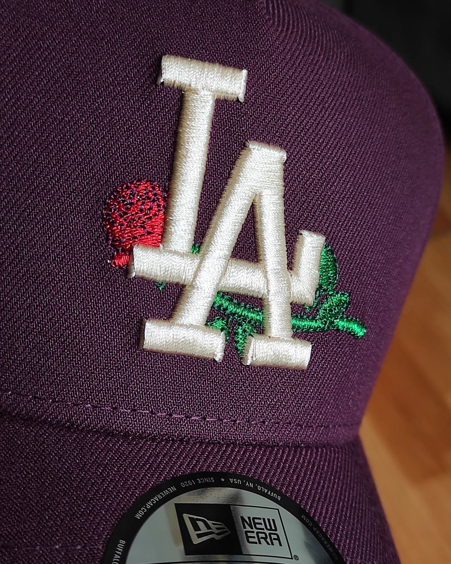 New Era Los Angeles Dodgers rose🌹9 FORTY A Frame snapback