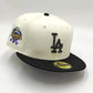 New Era Los Angeles Dodgers 100th anniversary chrome metallic two tone edition 59fifty fitted hat