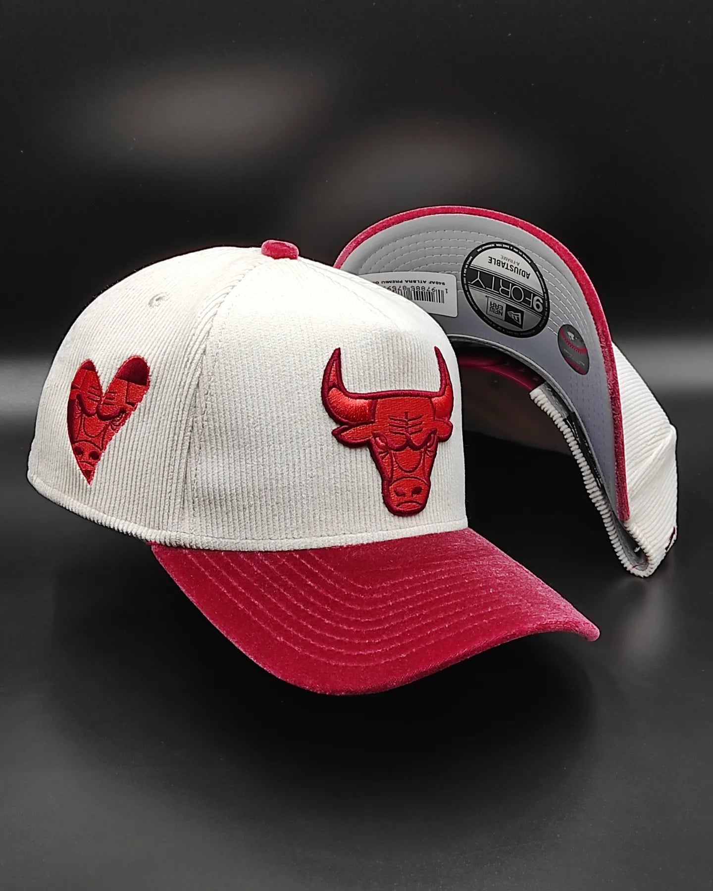 Newera Chicago Bulls Corduroy velvet  9 forty aframe Snapback