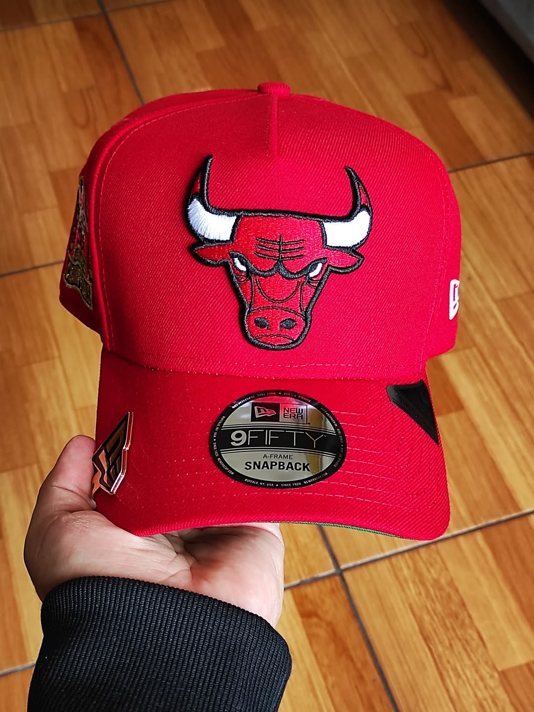 New Era Chicago Bulls NBA champions 1996 red 9Fifty A Snapback