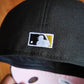 LOS ANGELES DODGERS MLB BLACK GRAPHITE TWO TONE PINK UV / NEW ERA 59FIFTY CAP