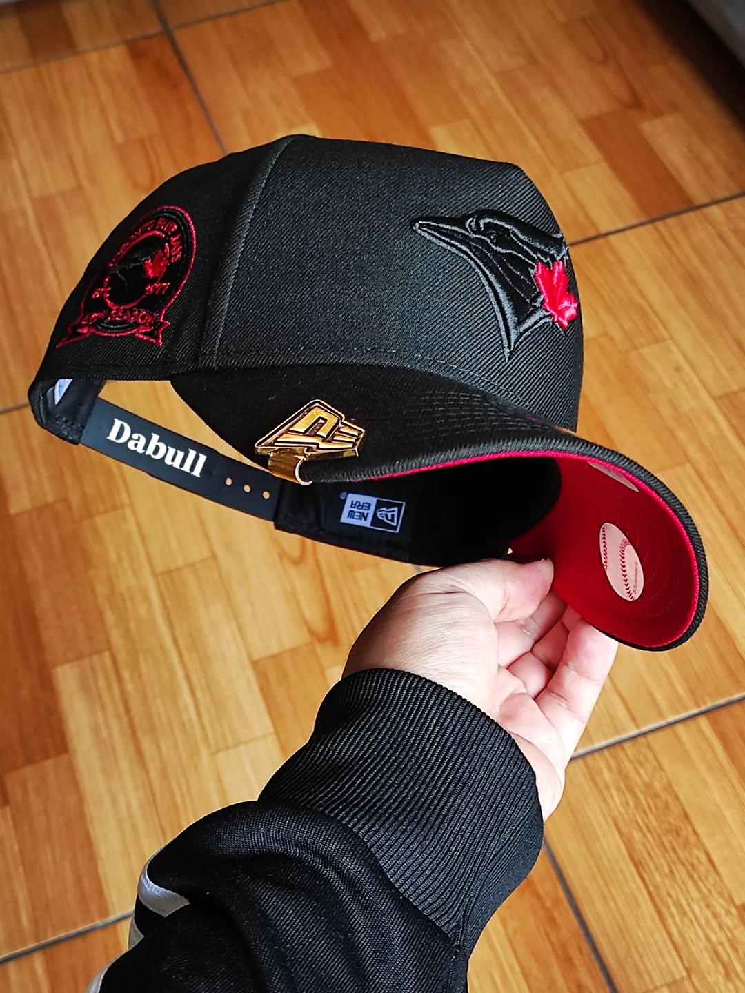New Era Toronto BLUE Jays Black Red 9Forty A-Frame