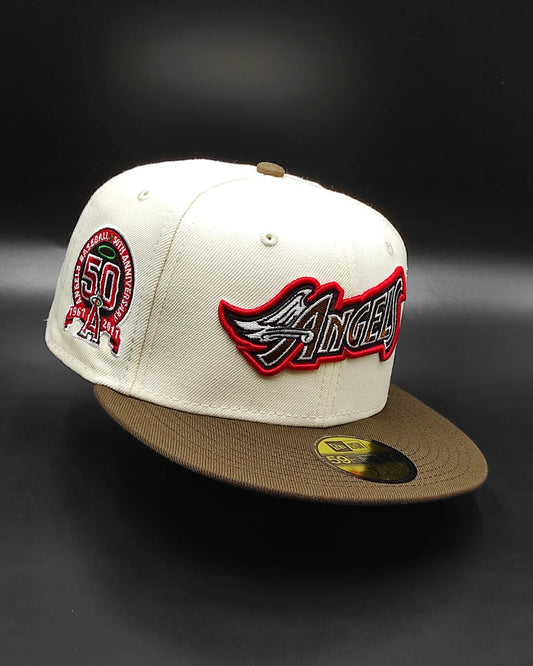 New Era Anaheim Angels 59 FIFTY 50 Th aniversary tow tone