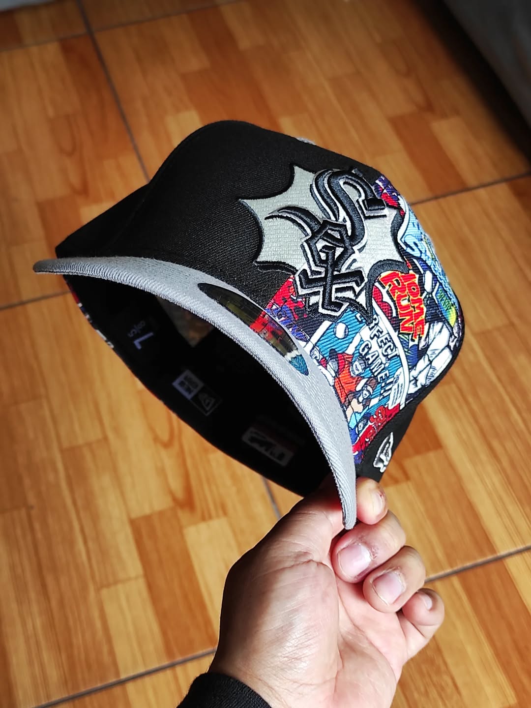 Chicago White Sox New Era 2025 MLB Diamond Hero Edition 59FIFTY Fitted Hat - Black/Gray