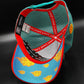 CAPSLAB Dragon Ball Goku teal/red trucker snapback hat