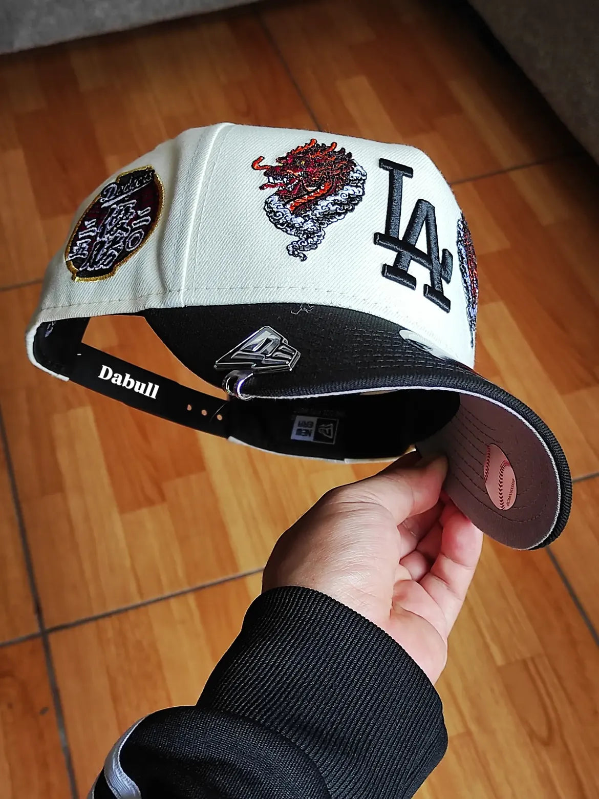 New Era Los Angeles Dodgers World Series 2025 Dragon Chrome Two Tone Edition 9Forty A Frame Snapback Hat