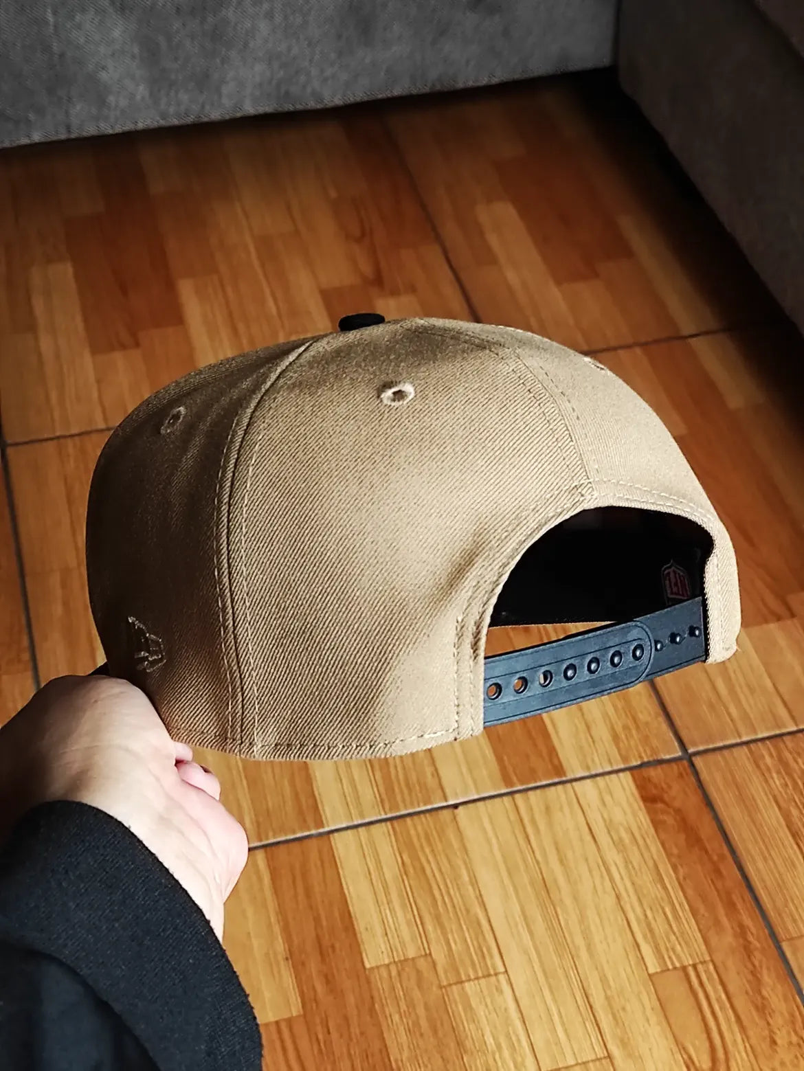 New era Las Vegas Raiders Khaki Black 2 Tone Team Shield SP 9Fifty A-Frame Snapback