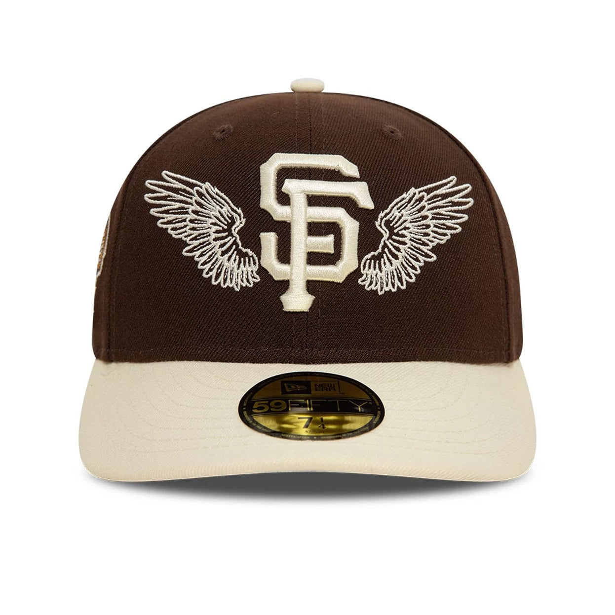San Francisco Giants MLB Team Wings 59FIFTY Fitted Cap Dark Brown