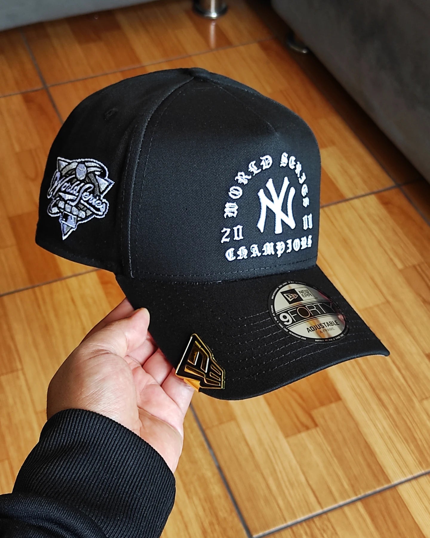New Era New York Gótica black 9Forty A Frame snapback
