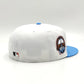 Opening Day Tigers New Era 59FIFTY White & Radiant Blue Hat Green Botton