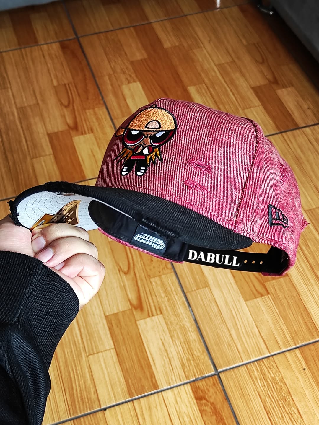 9FIFTY A-Frame Las Chicas Superpoderosas Rojo Ladrillo con Visera Negra