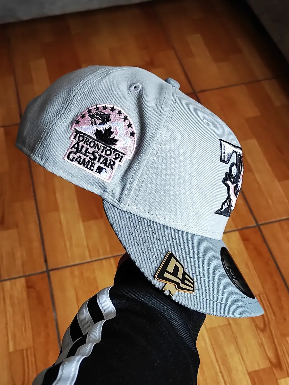 New Era Toronto BLUE Jays All Star Game gray 9FIFTY snapback UV pink