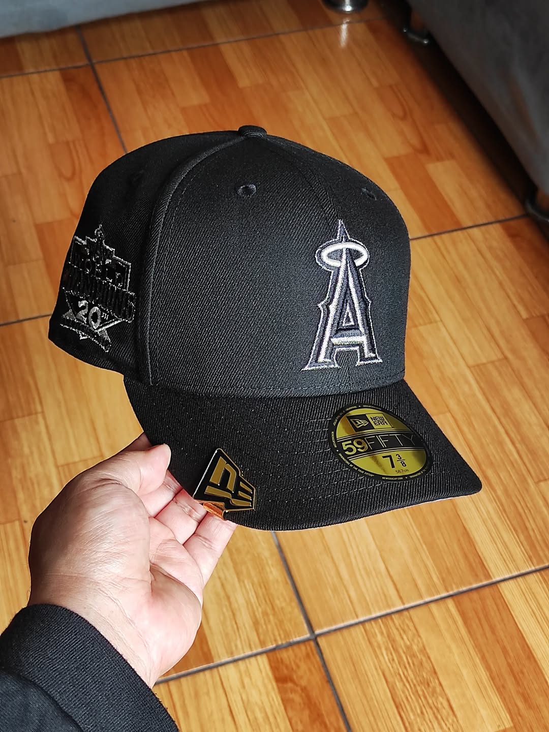 New Era Anaheim Angels 20th Anniversary Black Pewter Prime Edition 59Fifty Fitted