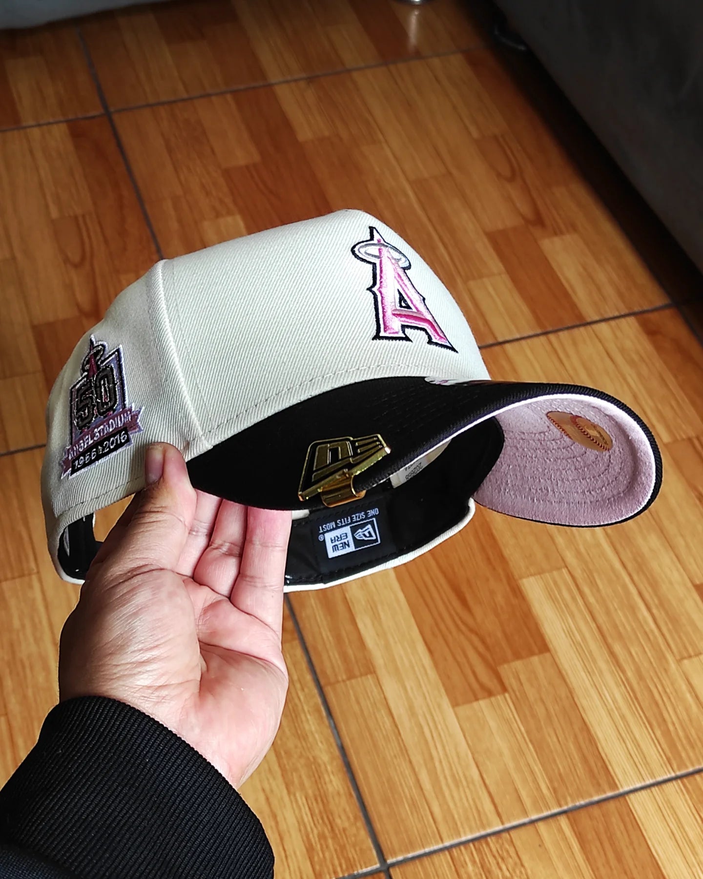 New Era Anaheim Angels 50 TH aniversario Chrome black 9FORTY A-FRAME