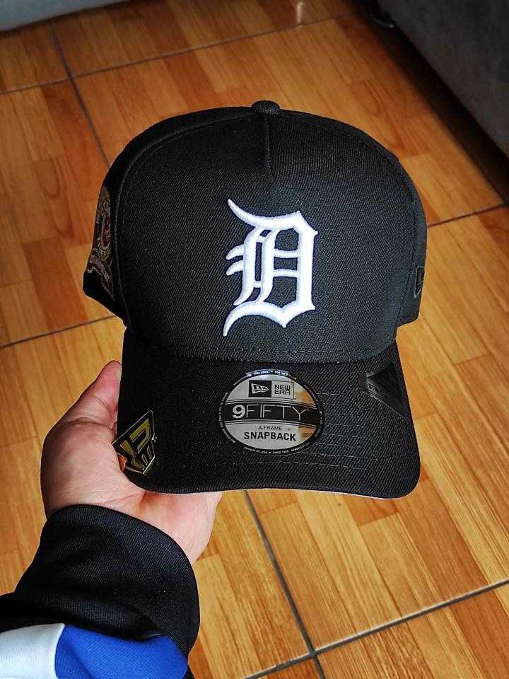 9FIFTY A-FRAME snapback Detroit Tigers 50th aniversario BLACK NewEra